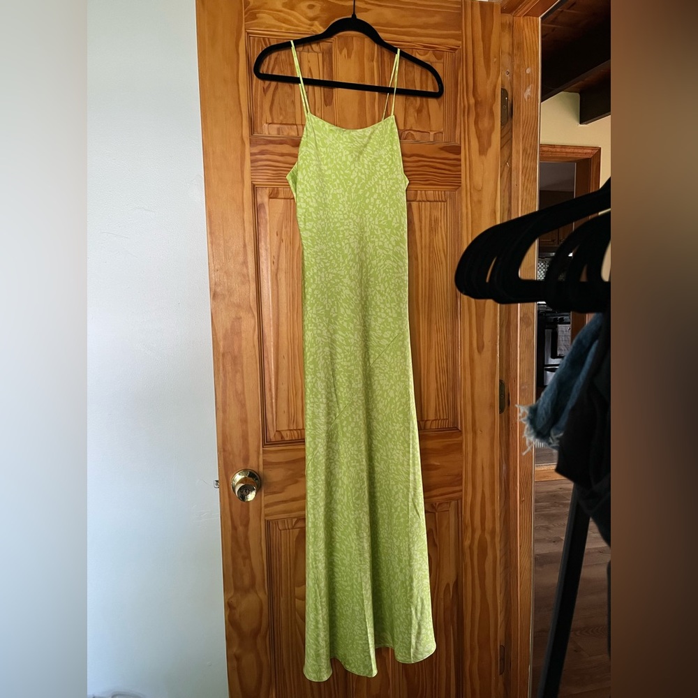Neon maxi dress size small